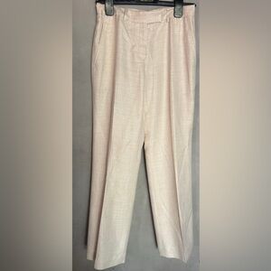 New Brooks Brothers Silk / Bamboo /Linen trouser pants 4P ivory / cream color